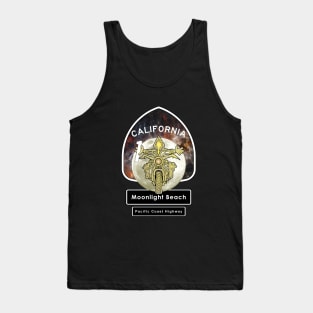 Moonlight Beach, Encinitas California Motorcycle Rider Tank Top